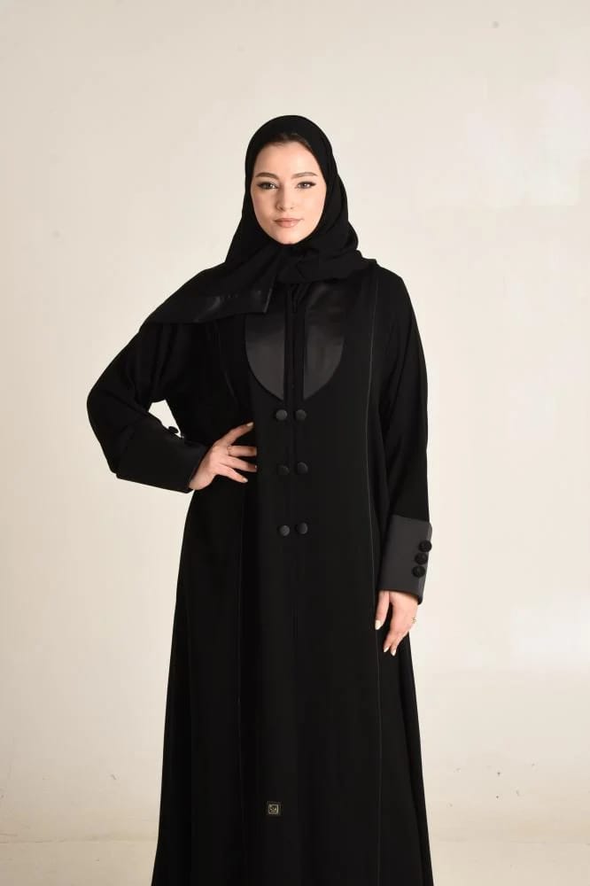 عباية كلوش كاجوال بطقطق كامل